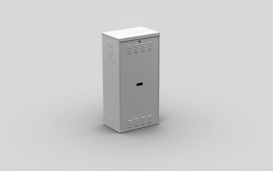 Hanging cabinet for boilers